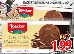 Il Genio Supermercato Loacker tortina triple chocolate offerta