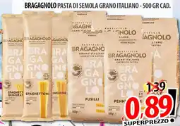 Il Genio Supermercato Bragagnolo pasta di semola grano italiano offerta