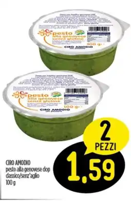 Ciro Amodio CIRO AMODIO pesto alla genovese dop dassico/senz'aglio offerta