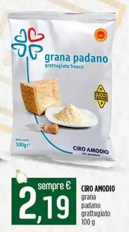 Ciro Amodio CIRO AMODIO grana padano grattugiato fresco offerta