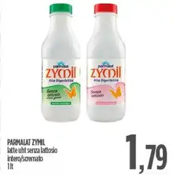 Ciro Amodio PARMALAT Zymil latte uht senza lattosio intero/scremato offerta