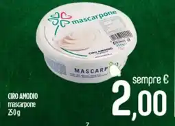Ciro Amodio CIRO AMODIO mascarpone offerta