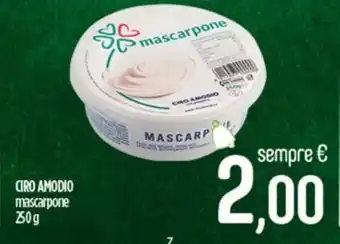 Ciro Amodio CIRO AMODIO mascarpone offerta
