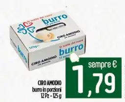 Ciro Amodio CIRO AMODIO burro in porzioni 12PZ offerta