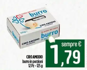 Ciro Amodio CIRO AMODIO burro in porzioni 12PZ offerta