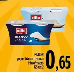 Ciro Amodio MULLER yogurt bianco cremoso intero/magro offerta