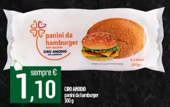 Ciro Amodio CIRO AMODIO panini da hamburger offerta
