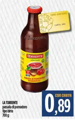 Ciro Amodio LA TORRENTE passata di pomodoro tipo birra offerta
