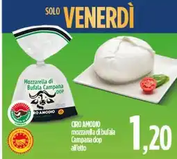 Ciro Amodio CIRO AMODIO mozzarella di bufala Campana dop offerta