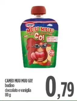 Ciro Amodio CAMEO MUU MUU GO! budino dioccolato e vaniglia offerta
