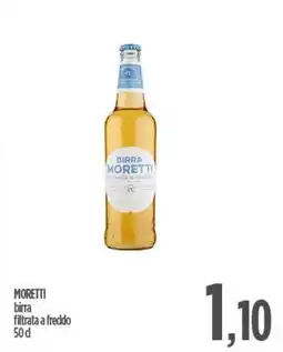 Ciro Amodio MORETTI birra filtrata a freddo offerta