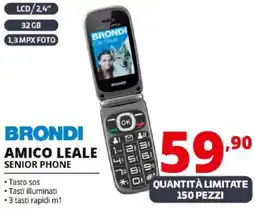 Comet BRONDI Amico leale senior phone offerta