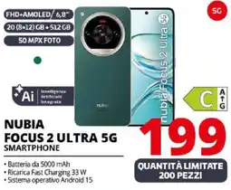 Comet NUBIA focus 2 ultra 5G smartphone offerta