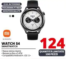 Comet XIAOMI WATCH S4 smartwatch offerta