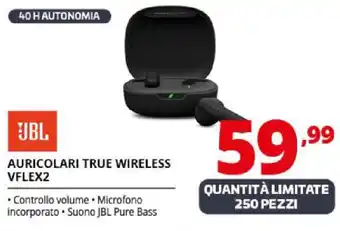 Comet JBL AURICOLARI TRUE WIRELESS VFLEX2 offerta
