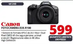 Comet Canon FOTOCAMERA EOS R100 offerta