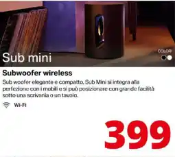 Comet SONOS Subwoofer wireless offerta