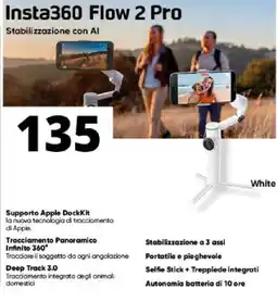 Comet Insta360 Flow 2 Pro offerta