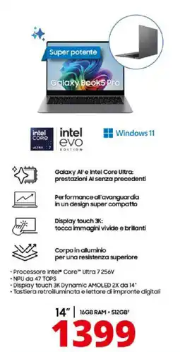 Comet SAMSUNG Galaxy Book5 14'' offerta
