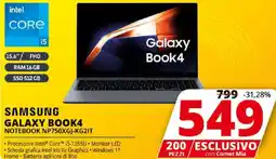 Comet SAMSUNG GALAXY BOOK4 NOTEBOOK NP750XGJ-KG2IT offerta