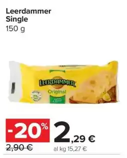 Carrefour Leerdammer Single offerta