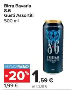 Carrefour Birra Bavaria 8.6 Gusti Assortiti offerta