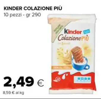 Tigre Kinder colazione più offerta