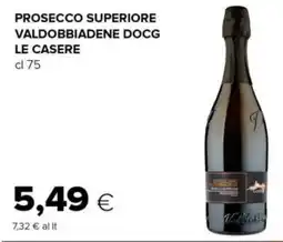 Tigre Prosecco superiore valdobbiadene DOCG LE CASERE offerta