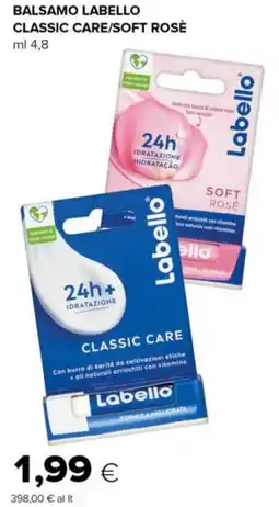 Tigre Balsamo labello classic care/soft rosè offerta