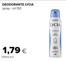 Tigre Deodorante lycia spray offerta