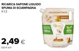 Tigre Ricarica sapone liquido SPUMA DI SCIAMPAGNA offerta