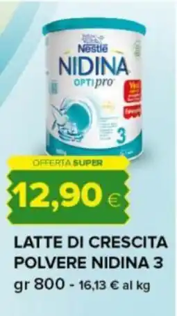 Tigre Latte di crescita polvere NIDINA 3 offerta