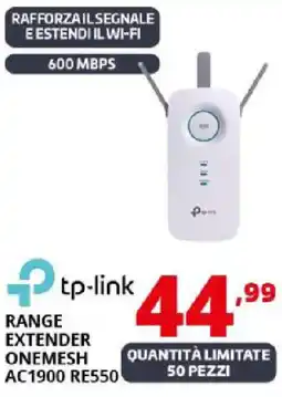 Comet tp-link RANGE EXTENDER ONEMESH AC1900 RE550 offerta