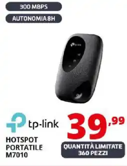 Comet tp-link HOTSPOT PORTATILE M7010 offerta