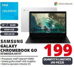 Comet SAMSUNG GALAXY CHROMEBOOK GO XE340XDA-KA1IT offerta