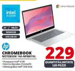 Comet hp CHROMEBOOK NOTEBOOK 14A-NF0001NL offerta