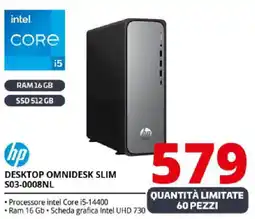 Comet hp DESKTOP OMNIDESK SLIM 503-0008NL offerta