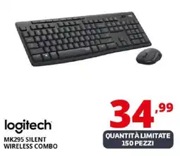 Comet logitech MK295 SILENT WIRELESS COMBO offerta