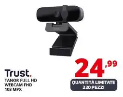 Comet Trust TANOR FULL HD WEBCAM FHD 108 MPX offerta