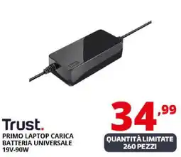 Comet Trust. PRIMO LAPTOP CARICA BATTERIA UNIVERSALE 19V-90W offerta