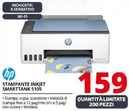 Comet hp STAMPANTE INKJET SMARTTANK 5105 offerta