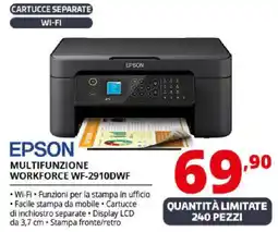 Comet EPSON MULTIFUNZIONE WORKFORCE WF-2910DWF offerta