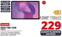 Comet Lenovo IDEA TAB 12SE TABLET offerta