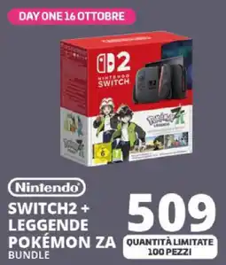Comet Nintendo SWITCH2 + LEGGENDE POKÉMON ZA BUNDLE offerta