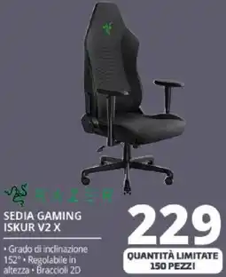 Comet RAZER SEDIA GAMING ISKUR V2 X offerta