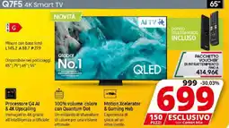 Comet SAMSUNG Q7F5 4K Smart TV offerta