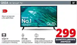 Comet SAMSUNG Q50A 4K Smart TV offerta
