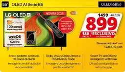 Comet LG 55" OLED AI Serie B5 OLED55B56 offerta