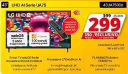 Comet LG UHD AI Serie UA75 offerta