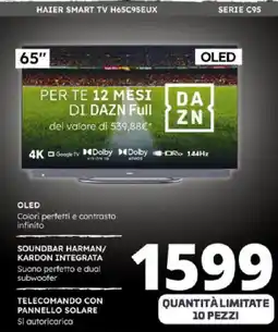 Comet HAIER SMART TV H65C95EUX SERIE C95 offerta